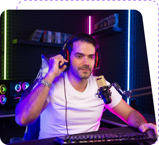 Streamer at setup